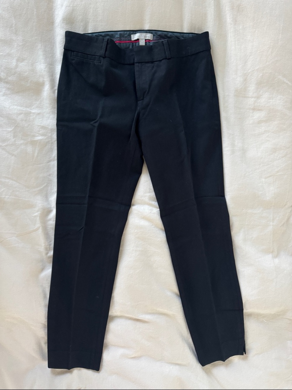 Banana Republic Navy-Black Straight Leg Trousers